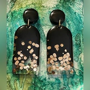 Resin Handmade Post Earrings